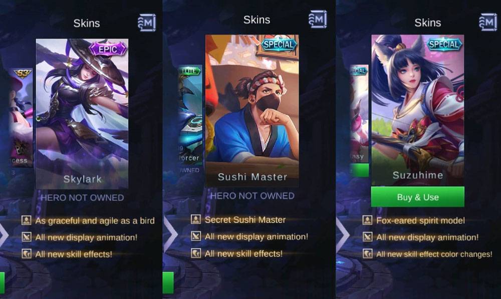 Skin Terbaru Mobile Legends