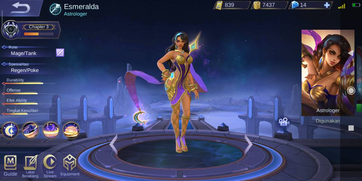 Build Esmeralda Mobile Legends