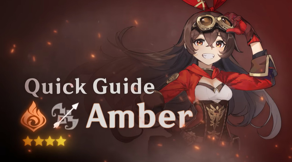 Cara Menggunakan Amber di Genshin Impact
